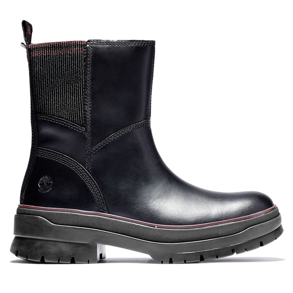 Botas de Invierno Timberland Mujer Malynn Waterproof Side-Zip Negras - Chile TPQ-097184